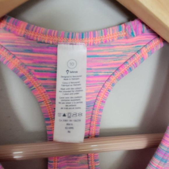 Ivivva Keep it Cool Racerback Tank Top pink 10 - Picture 2 of 3